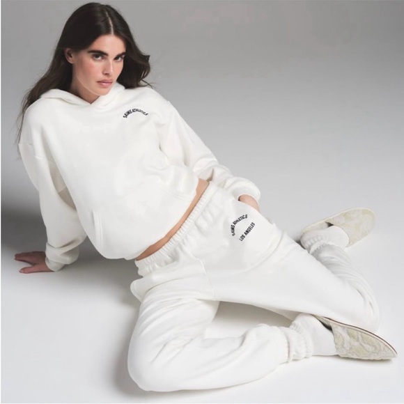 SKIMS Sweaters - SKIMS RARE COTTON FLEECE PULLOVER MARBLE SKIMS ATHLETIC NWT MEDIUM